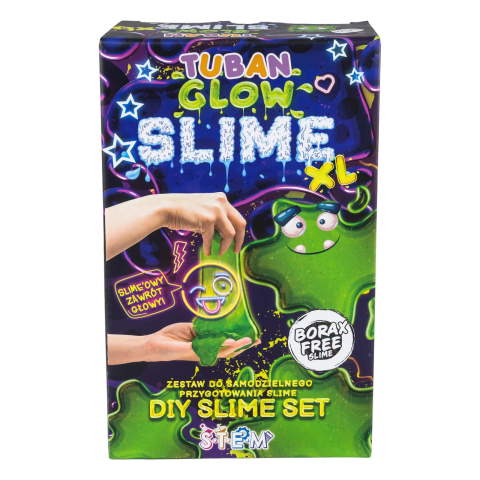 Jucarii si jocuri copii - Set DIY experimente SLIME, GLOW IN THE DARK XL