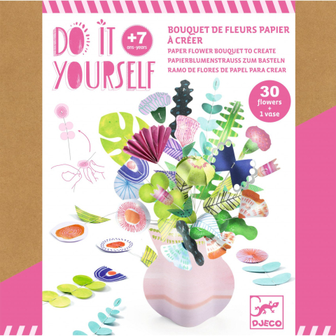 Set DIY Flori delicate, Djeco, 6-7 ani + [1]