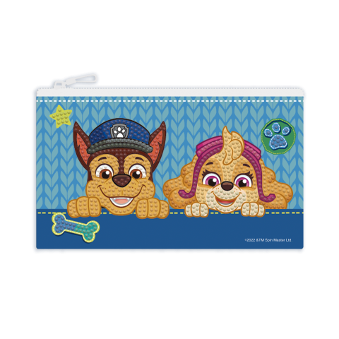 Jocuri de indemanare - Set DYI creativ - portofel Patrula Catelusilor, pictura cu diamante