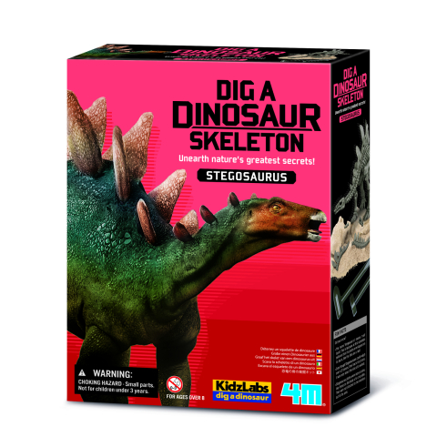 Jucarii si jocuri copii - Set educativ Sapa si descopera Dinozauri - Stegosaurus