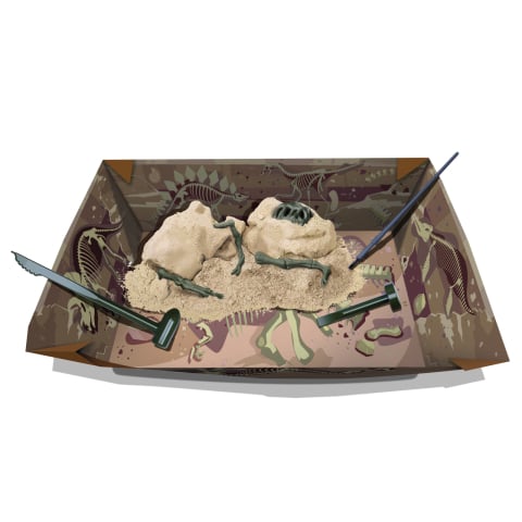 Set educativ Sapa si descopera Dinozauri - T-Rex [2]