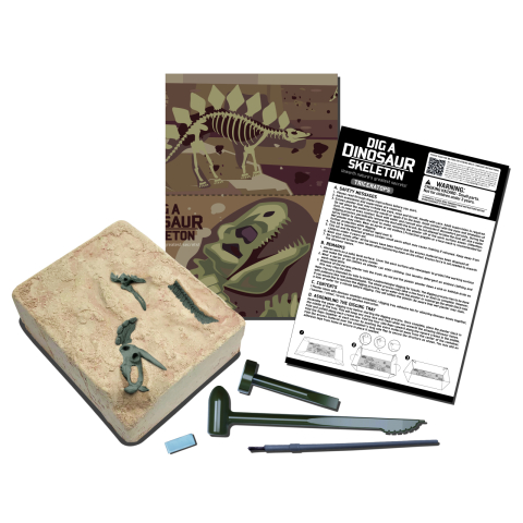 Set educativ Sapa si descopera Dinozauri - Triceratops [3]