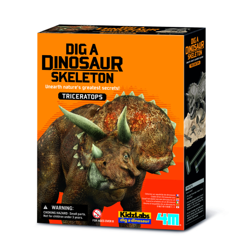 Jucarii si jocuri copii - Set educativ Sapa si descopera Dinozauri - Triceratops