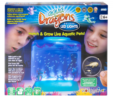 Set educativ STEM - AQUA DRAGONS Habitat Lumea subacvatica - acvariu Deluxe cu LED-uri [1]