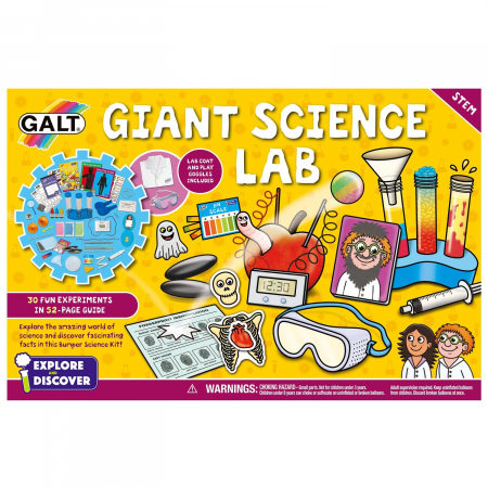 Gradinita si scoala - Set experimente - Giant Science Lab, Galt, 4-5 ani +