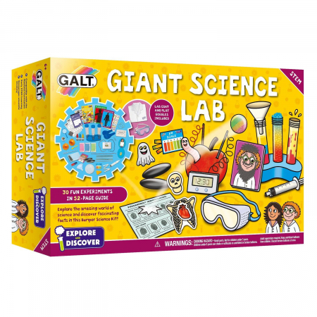 Set experimente - Giant Science Lab, Galt, 4-5 ani + [6]