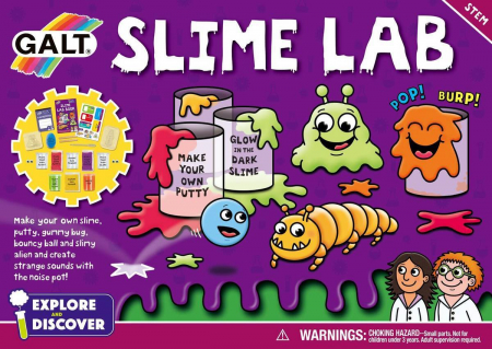Vârsta - Set experimente - Slime lab, Galt, 4-5 ani +