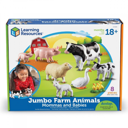 Set ferma - Mama si puiul, Learning Resources, 0-1 ani + [2]