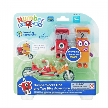 Set figurine Numberblocks - Aventuri pe bicicleta cu Unu & Doi [4]