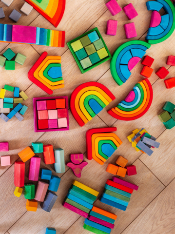 Set Handmade, 36 Cuburi in ladita, Marc toys, 2-3 ani + [2]