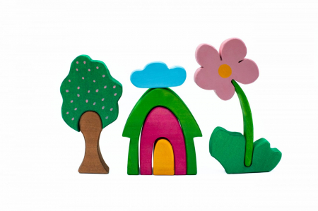 Jucarii si jocuri copii - Set handmade Marc toys, Primavara gingasa, 2-3 ani +
