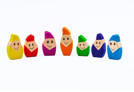 Jucarii si jocuri Montessori - Set Handmade, Pitici, + 3 ani