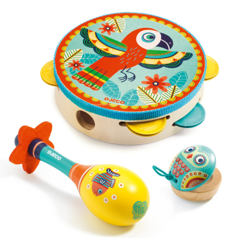 Set instrumente muzicale Djeco, 2-3 ani + [1]