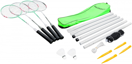 Jucarii de exterior - Set joc badminton familie, HD-44, Hudora
