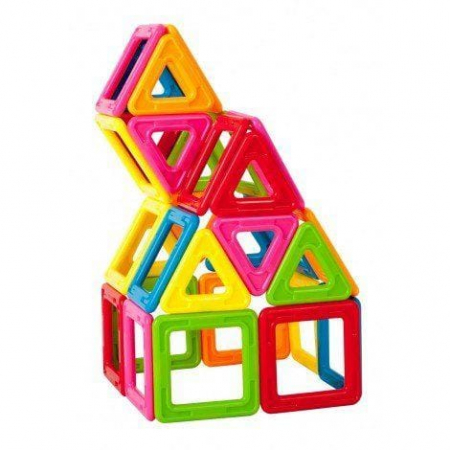 Set magnetic de construit- Set de baza Magformers, 30 piese, Clicstoys, 2-3 ani + [3]