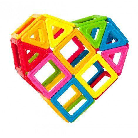 Set magnetic de construit- Set de baza Magformers, 30 piese, Clicstoys, 2-3 ani + [4]