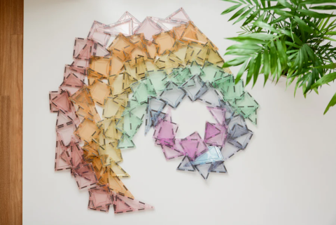 Set magnetic Magblox - 66 piese magnetice de constructie PASTEL transparente [2]