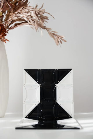 Set magnetic Magblox - 92 piese magnetice de constructie Monocrom AlbNegru [7]