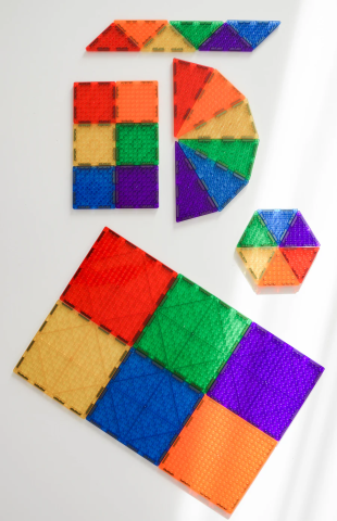 Set magnetic Magbrix 66 piese translucide [1]