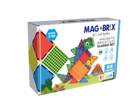 Seturi de construit - Set magnetic Magbrix 66 piese translucide