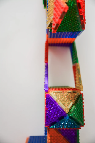 Set magnetic Magbrix 66 piese translucide [3]