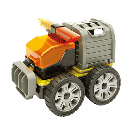 Set magnetic Magformers, Uimitorul set de construit pe santier, Clicstoys, 2-3 ani + [4]