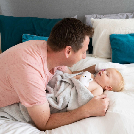 Set manusi pentru baie din bambus, TIDY TOT, 0-1 ani + [9]