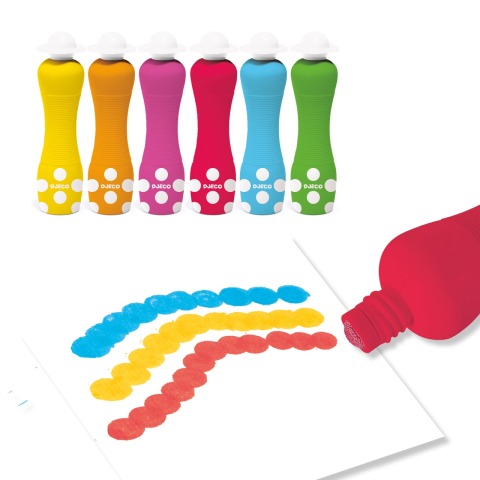 Set Markere rotunde pentru bebe Djeco, 1-2 ani + [2]