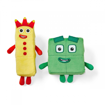 Jucarii copii 4-5 ani - Set mascote din plus Numberblocks - Trei & Patru