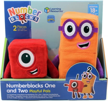 Set mascote din plus Numberblocks - Unu & Doi [6]
