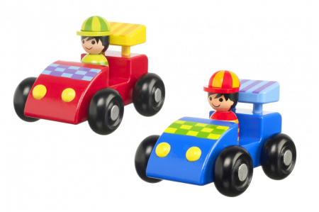Vehicule - Set masini de curse, Orange Tree Toys
