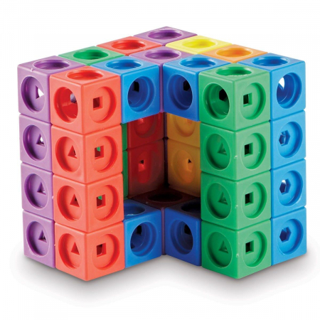 Set MathLink - Constructii 3D, Learning Resources, 4-5 ani + [3]