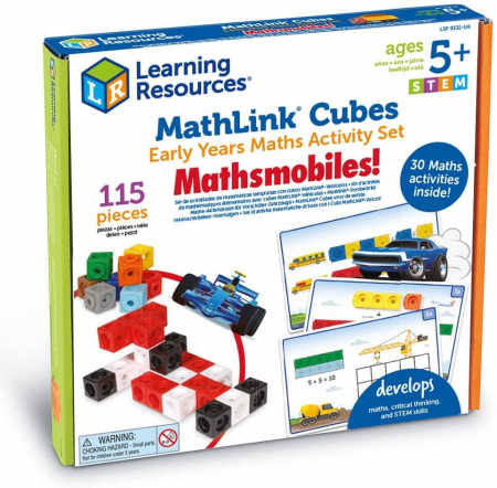 Jucarii copii 4-5 ani - Set MathLink® - Vehicule, Learning Resources, 4-5 ani +