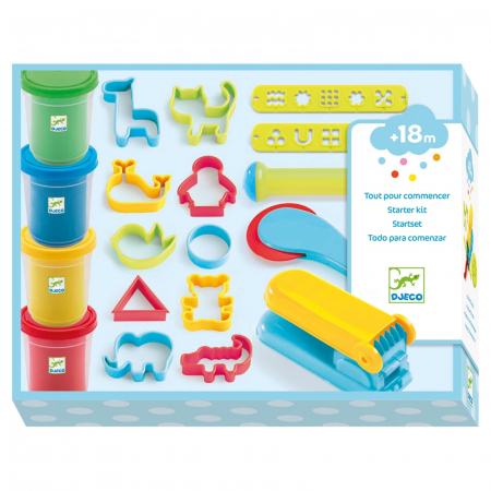 Set modelaj cu plastilina Djeco, culori de baza, 1-2 ani + [3]