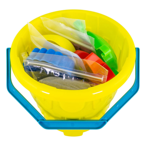 Set Nisip Kinetic 5 culori cu accesorii - Plaja [2]