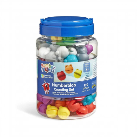 Jucarii de sortare - Set Numberblocks pentru sortat si numarat - Numberblob, Hand2Mind, 4-5 ani +