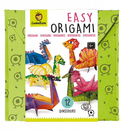 Origami - Set Origami începători - Dinozauri, Ludattica, 6-7 ani +