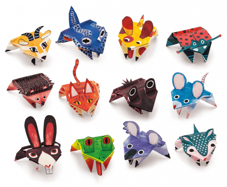 Set Origami incepatori - Origami saltareti - Sari!, Ludattica, +6 ani [1]