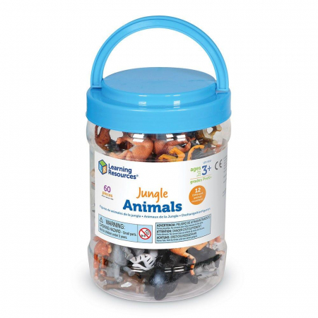 Set pentru sortat - Animalute din jungla, Learning Resources, 2-3 ani + [5]
