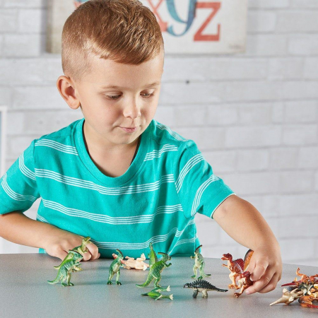 Set pentru sortat - Dinozauri jucausi (60 piese), Learning Resources, 2-3 ani + [3]