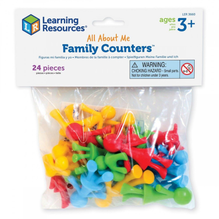 Set pentru sortat si numarat - Familia mea, Learning Resources, 2-3 ani + [1]
