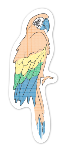 Set pictura cu apa - semne de carte Pasari, colectia Creatii Naturale [6]