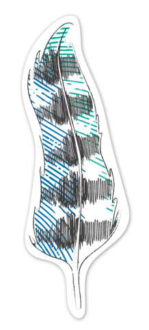 Set pictura cu apa - semne de carte Pasari, colectia Creatii Naturale [7]