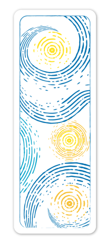 Set pictura cu apa - semne de carte Spatiu, colectia Creatii Naturale [6]