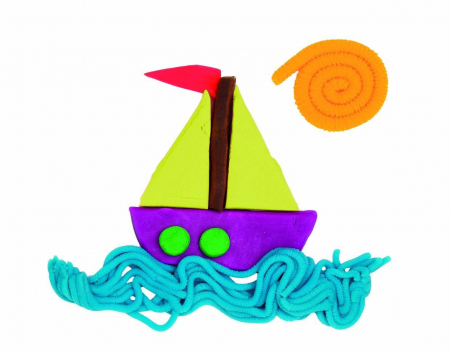 Set plastilina non-toxica - MAXI, FEUCHTMANN, 2-3 ani + [2]