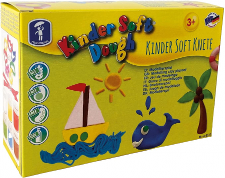 Gradinita si scoala - Set plastilina non-toxica - MAXI, FEUCHTMANN, 2-3 ani +