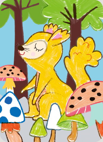 Set portabil de pictura cu gel Haku Yoka - Animale [8]