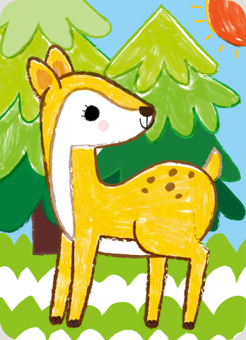 Set portabil de pictura cu gel Haku Yoka - Animale [9]