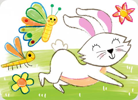 Set portabil de pictura cu gel Haku Yoka - Animale [4]