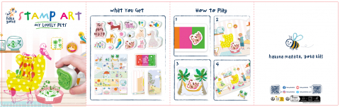 Set portabil de stampile Haku Yoka - Animalutele mele dragi [7]